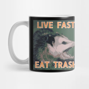 Possum: Live Fast, Eat Trash Mug